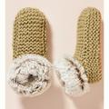 Anthropologie Shoes | Anthropologie/Lemon Faux-Fur Slipper Boots- Chartrese Green | Color: Gray/Green | Size: S/M