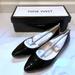 Nine West Shoes | Nine West Women's Speakup Ballet Flat Black Leather Size 8.5 | Color: Black | Size: 8.5