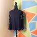 J. Crew Tops | J. Crew Women's Blue Black Sequin Top Size Xl Nwt | Color: Black/Blue | Size: Xl