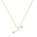 Kate Spade Jewelry | Kate Spade Love Game Arrow Heart Pendant Necklace | Color: Cream/Gold | Size: Os