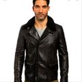 Coach Jackets & Coats | Coach Long Leather Moto With Shearling Collar | Color: Black | Size: Xs