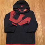 Under Armour Shirts & Tops | Boy’s Under Armour Coldgear Sweatshirt Youth Xl | Color: Black/Red | Size: Youth Xl