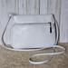 Giani Bernini Bags | Giani Bernini White Leather Cross-Body Bag | Color: White | Size: 6.5" H X 8.5" W