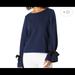 J. Crew Sweaters | Jcrew Tie Sleeve Sweatshirt | Color: Blue | Size: Xs