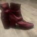 Jessica Simpson Shoes | Jessica Simpson Block Heel Bootie | Color: Purple/Red | Size: 9