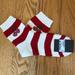 Gucci Accessories | Gucci Red And White Striped Knitted Ankle Socks With Cherries | Color: Red/White | Size: Various