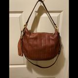 Michael Kors Bags | Michael Kors Brooklyn Hobo Crossbody Bag Brick Red Dust Bag & Purse Hook | Color: Red | Size: Os