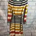 Anthropologie Dresses | Anthropologie Saturday Sunday Striped Midi Ribbed Dress | Color: Blue/Cream | Size: S