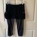 Athleta Pants & Jumpsuits | Athleta Two In One Skirt With Tights, Capri Length. | Color: Black/Gray | Size: M