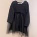 Zara Dresses | Black Zara Dress | Color: Black/Silver | Size: 4/5