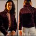 Anthropologie Jackets & Coats | Anthropologie Nwt Vera Sequined Velvet Puffer Jacket Coat Wine Size Sp. | Color: Purple | Size: Sp