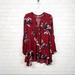 Free People Dresses | Free People Tree Swing Electric Orchid Tunic Women's Dress Size Medium | Color: Red/White | Size: M