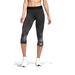 Adidas Pants & Jumpsuits | Adidas Usa Volleyball Performance 3/4 Tights Size Xs Fk1031 Black Grey | Color: Black/Tan | Size: Xs