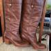 Coach Shoes | Coach Brown Leather Boots | Color: Brown | Size: 6.5