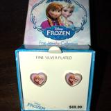 Disney Accessories | Disney Frozen Elsa & Anna Earrings | Color: Silver | Size: Osg