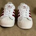 Adidas Shoes | Adidas Sneakers Mens Size Us 7.5 | Color: Red/White | Size: 7.5