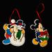 Disney Holiday | Disney Kurt Adler Wooden Cutout Christmas Ornaments | Color: Red/Yellow | Size: Os