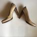 Nine West Shoes | Nine West Faux Snakeskin Heels Nude Tan Cute Neutral | Color: Cream/Tan | Size: 6