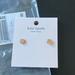 Kate Spade Jewelry | Kate Spade Spade Mini Stud Earrings | Color: Silver/White | Size: Os