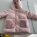Zara Jackets & Coats | Gently Worn Zara Baby Girl Jacket Light Pink With Fur Pockets Size 18/24 Month | Color: Pink | Size: 18-24mb