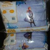 Disney Bedding | Disney Frozen Ii Pillows Anna & Elsa & Olaf 2 Sided Soft Easy Washable Rare New! | Color: Blue/Purple | Size: 20"X26" New In Bag Per Pics