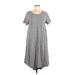 Lularoe Casual Dress - Midi: Gray Dresses - Used - Size Medium