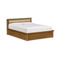 Copeland Furniture Solid Wood and Storage Platform Bed Wood and Upholstered/ in White/Brown | 35 H x 78 W x 86 D in | Wayfair