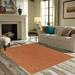Brown 72 x 72 x 0.4 in Area Rug - Eider & Ivory™ kids Favourite Area Rugs Rust Polyester | 72 H x 72 W x 0.4 D in | Wayfair