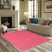 Pink 48 x 48 x 0.4 in Area Rug - Eider & Ivory™ kids Favourite Area Rugs Polyester | 48 H x 48 W x 0.4 D in | Wayfair