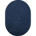 Blue/Navy 108 x 72 x 0.4 in Area Rug - Eider & Ivory™ Ambiant Saturn Collection Favourite Area Rugs Navy Polyester | 108 H x 72 W x 0.4 D in | Wayfair