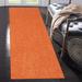 Orange 2' x 42' Area Rug - Latitude Run® kids Solid Color Custom Size Runner Area Rugs 504.0 x 24.0 x 0.4 in Polyester | Wayfair