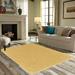 White 72 x 36 x 0.4 in Area Rug - Latitude Run® Ambiant Galaxy Way Solid Color Area Rugs Yellow Polyester | 72 H x 36 W x 0.4 D in | Wayfair