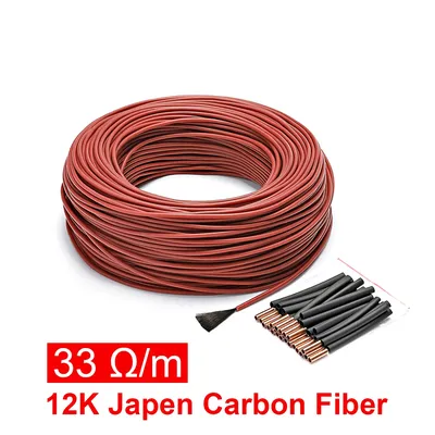 Câble chauffant au sol en fibre de carbone à faible coût fil chauffant bobine de fil nouveau