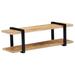 vidaXL TV Stand 51.2"x15.7"x15.7" Solid Wood Mango - 51.2" x 15.7" x 15.7"