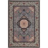 Floral Traditional Kashan Mohtasham Turkish Wool Area Rug Hand-knotted - 5'0" x 6'10"