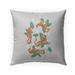 TIGER FLORAL GREY Indoor|Outdoor Pillow By Kavka Designs