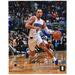 Jalen Suggs Orlando Magic Autographed 8'' x 10'' White Jersey Dribbling Photograph