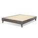 Loon Peak® Millgrove 7.5" Steel Platform Bed Metal in Gray | 7.5 H x 16.5 W x 85.5 D in | Wayfair 05A2DE92BFC447B0997A9778EC97B82D