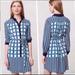 Anthropologie Dresses | Anthropologie Maeve Button Down Tunic Dress | Color: Blue/White | Size: 4