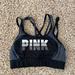 Pink Victoria's Secret Other | Euc Pink Sports Bra | Color: Black/Gray | Size: S
