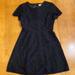 J. Crew Dresses | J Crew Black Lace Short Sleeve Dress In Size 6 | Color: Black | Size: 6