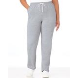 Blair Women's Pull-On Knit Drawstring Sport Pants - Grey - 2XL - Womens