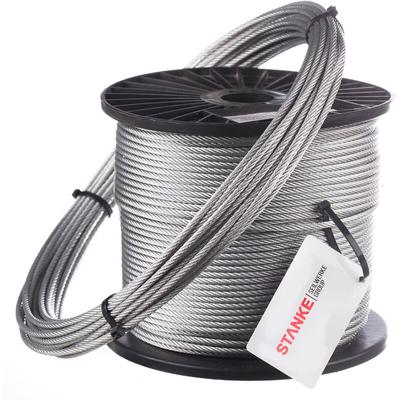 Drahtseil 1mm 1x19 verzinkt Drahtseil für Pflanzen Stahlseil Forstseil din Seil Draht, 90m Image