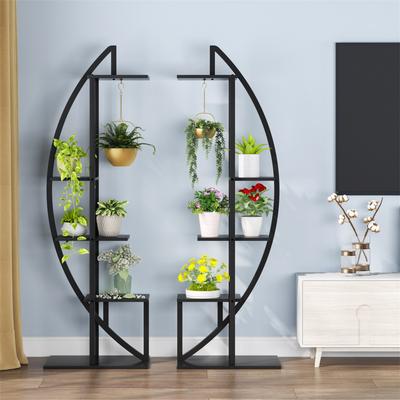 Plant Stand Pack of 2,Wooden Plant Flower Display Stand