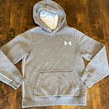 Under Armour Shirts & Tops | Boy’s Under Armour Grey Hoodie Size Small | Color: Gray | Size: Sb