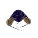 American Eagle Outfitters Accessories | American Eagle Purple Plaid Faux Fur Trapper Hat Cap Ushanka | Color: Purple/Tan | Size: Os