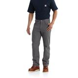 Carhartt Men's Rugged Flex 5-Pocket Work Pant (Size 40-32) Gravel, Cotton,Spandex