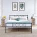 Taomika 3-Pieces Bed Frame and Wood 3-Drawer Nightstands Sets