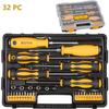 Screwdriver Set 32 PCS Professional Multi-Purpose Tool Screwdriver Kit Socket with Portable Box Household Repair Tool Kit