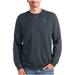 Men's Antigua Heathered Charcoal Seattle Kraken Reward Crewneck Pullover Sweatshirt